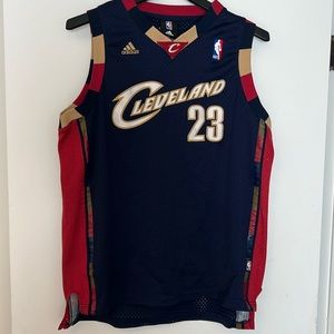 NBA Authentics Lebron James Cleveland jersey.